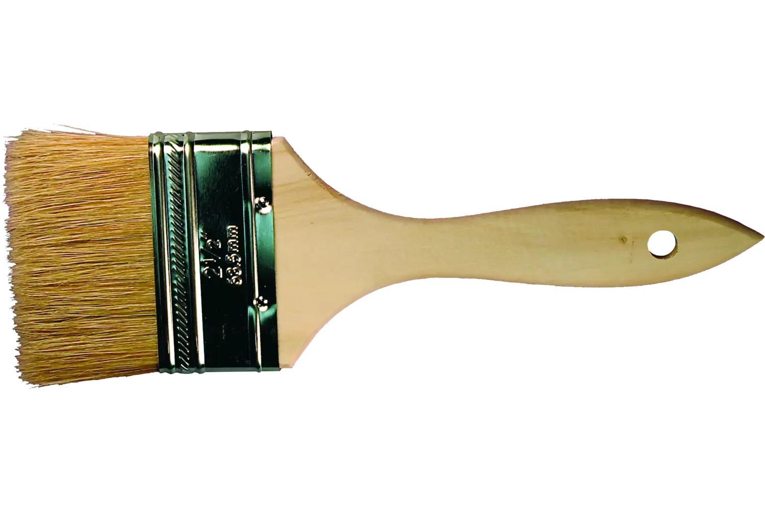 Picture of Pferd Chip Brush 2-1/2" Width White Bristle 1-3/4" Trim Wooden Handle